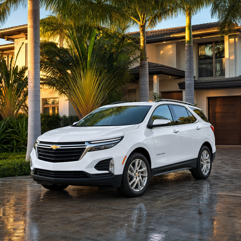 SUV Chevrolet Equinox ou Toyota RAV4 na Flórida
